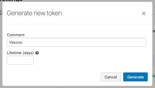 Generate token