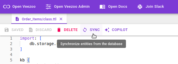 Sync Button
